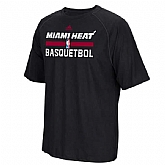 Miami Heat Noches Ene-Be-A Practicewear Performance WEM T-Shirt - Black,baseball caps,new era cap wholesale,wholesale hats